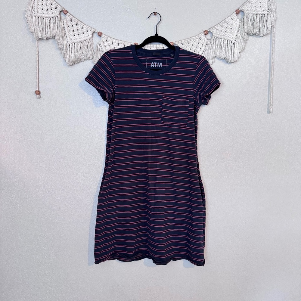ATM Anthony‎ Thomas Melillo Striped Mini Dress
